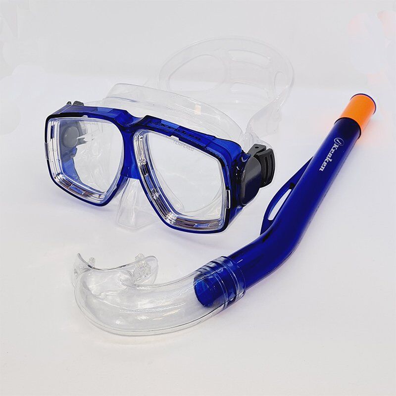KRAKEN Maske Şnorkel Set M366/SN67 Mavi