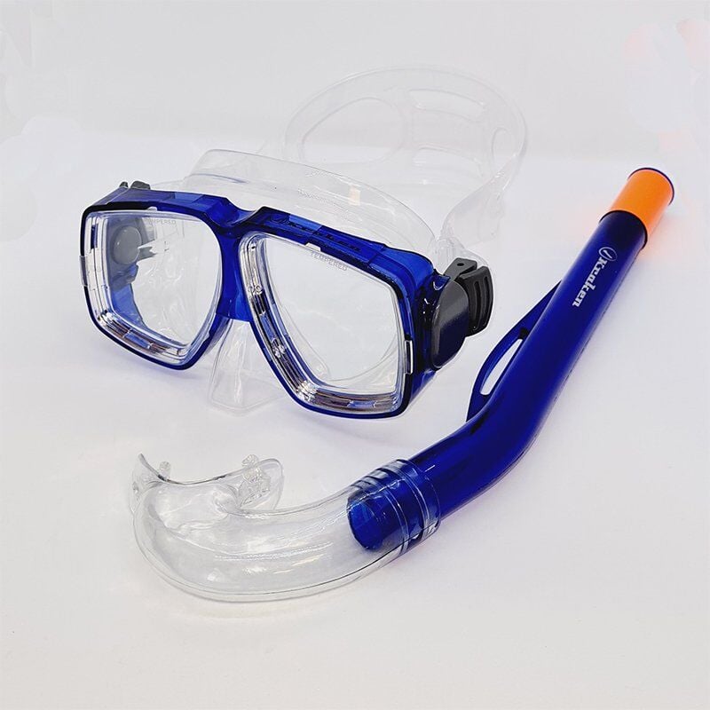 KRAKEN Maske Şnorkel Set M366/SN67 Mavi