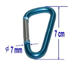 KRAKEN Tutucu Karabina Alüminyum 7 cm