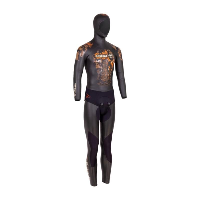 BEUCHAT Elbise ELITE, 7 mm. Ceket+Pantalon Smooth Opencell, Dalış Elibisesi