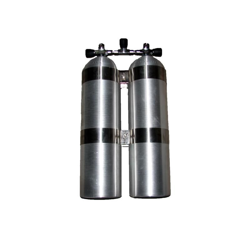 KRAKEN Tüp Alüminyum 11,1 L., Çiftli Set, Manifoltlu