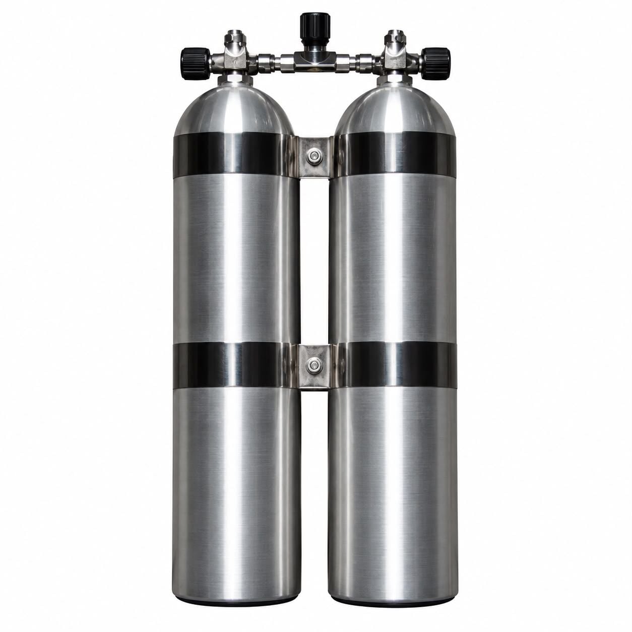 KRAKEN Tüp Alüminyum 11,1 L., Çiftli Set, Manifoltlu