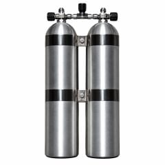 KRAKEN Tüp Alüminyum 11,1 L., Çiftli Set, Manifoltlu