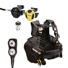BEUCHAT Scuba Set ECO, 1DIVE Bc, Regülatör, Ahtapot, Konsol, DIN-M-L