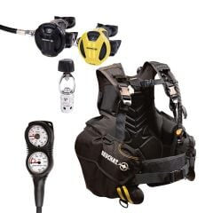 BEUCHAT Scuba Set ECO, 1DIVE Bc, Regülatör, Ahtapot, Konsol, INT-XS-S