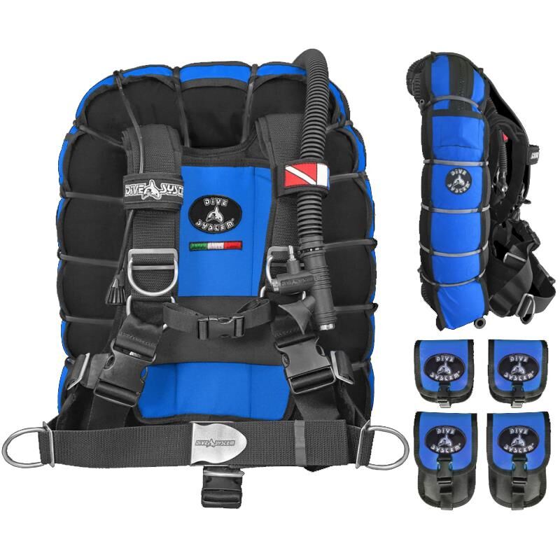 DIVE SYSTEM BC FLYTECH Teknik Denge Yeleği Mavi