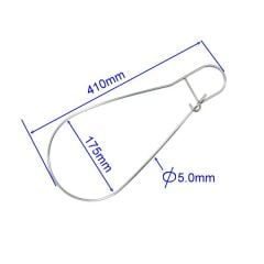 KRAKEN Balık Teli Oval Küçük Paslanmaz