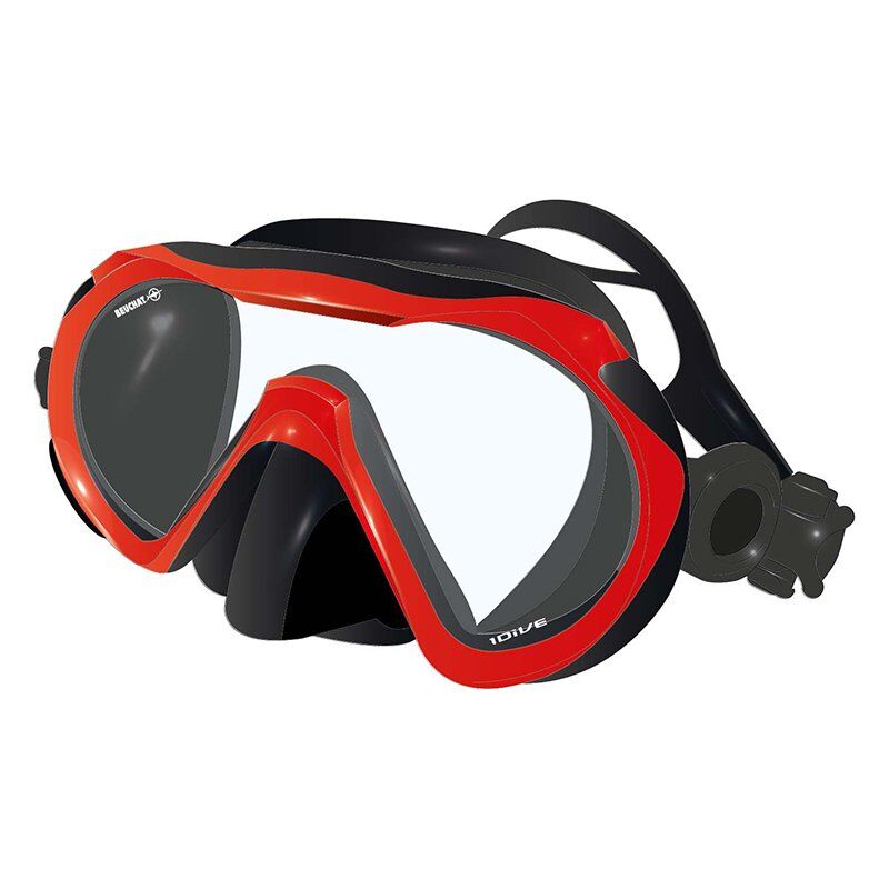 BEUCHAT Maske 1DIVE Kırmızı