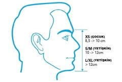 BEUCHAT Maske Fullface Tamyüz SMILE+, Yeşil