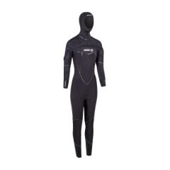 BEUCHAT Elbise MED C-ZIP Başlıklı, 8/7 mm Kadın