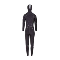 BEUCHAT Elbise MED C-ZIP Başlıklı, 8/7 mm Kadın