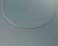 BIG BLUE Takı Kolye Kordonu Gümüş OMEGA 40cm çap