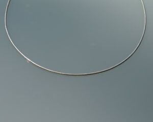 BIG BLUE Takı Kolye Kordonu Gümüş OMEGA 45cm çap