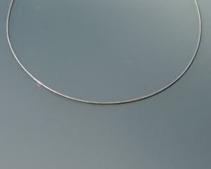 BIG BLUE Takı Kolye Kordonu Gümüş OMEGA 45cm çap