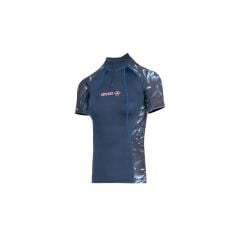 BEUCHAT Rash Guard ATOLL SEAWEED, Kadın, Kısa Kollu
